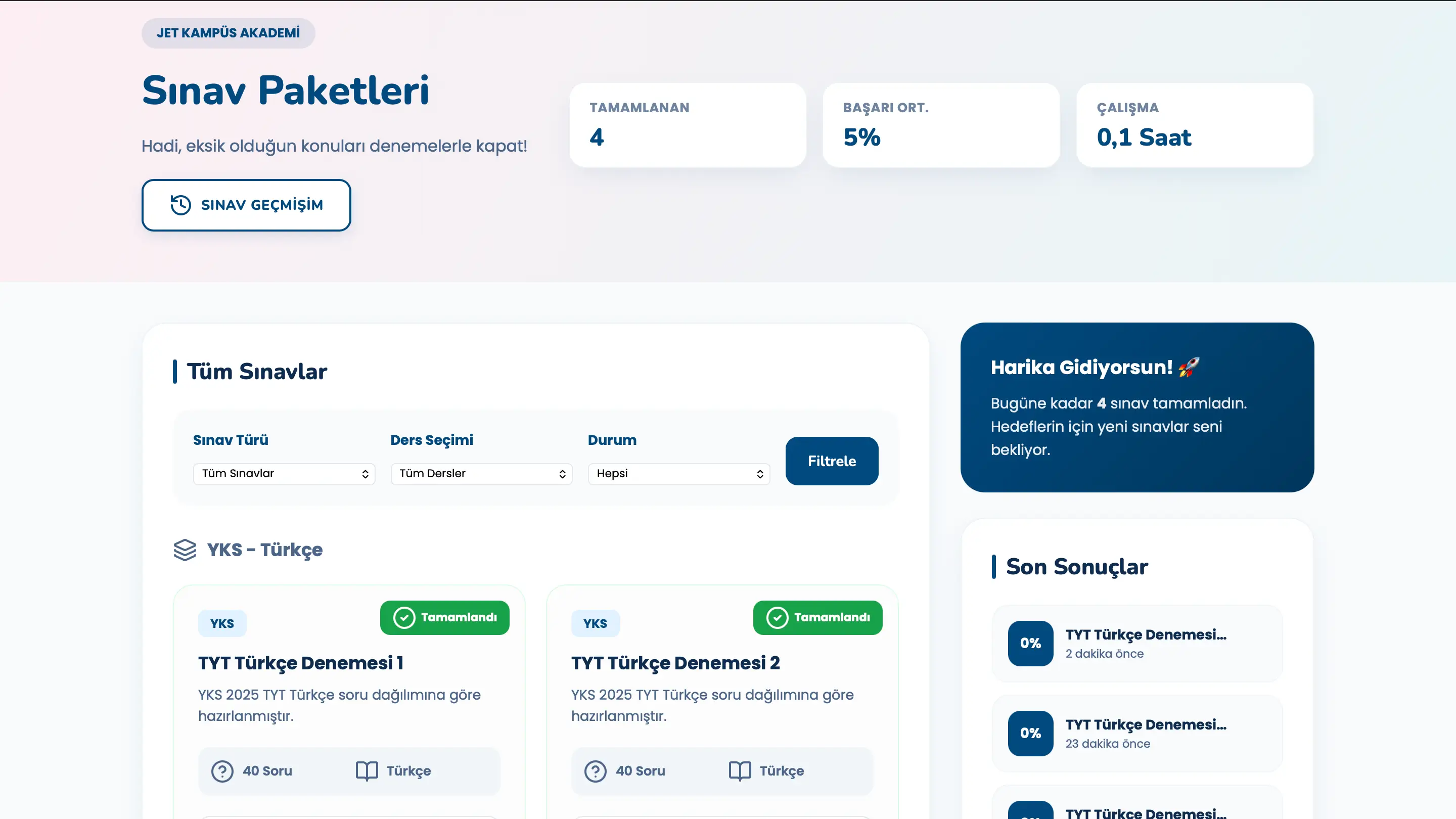 Hızlı Okuma Kursu ve Sınav Koçluğu Paketleri